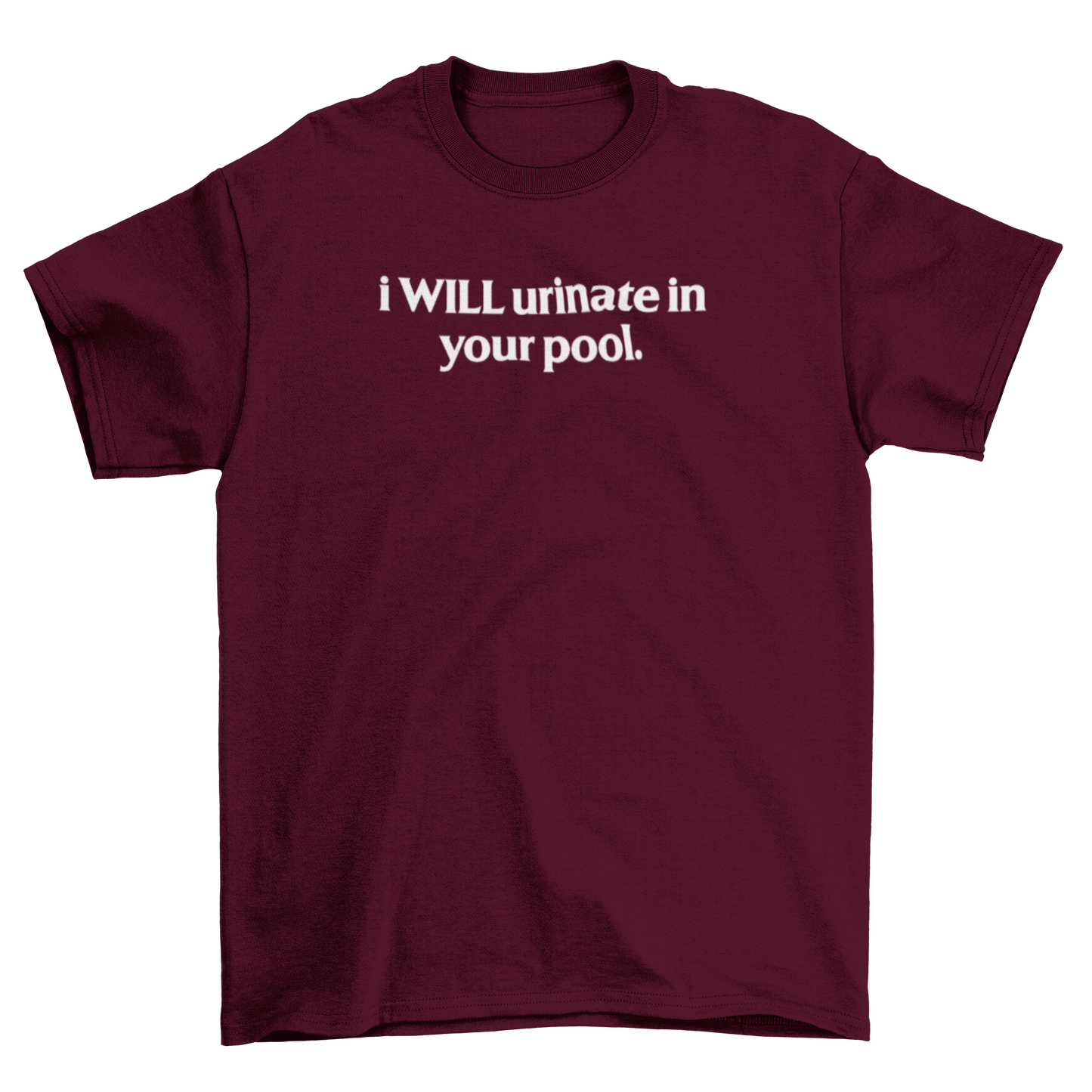 i WILL urinate in your pool